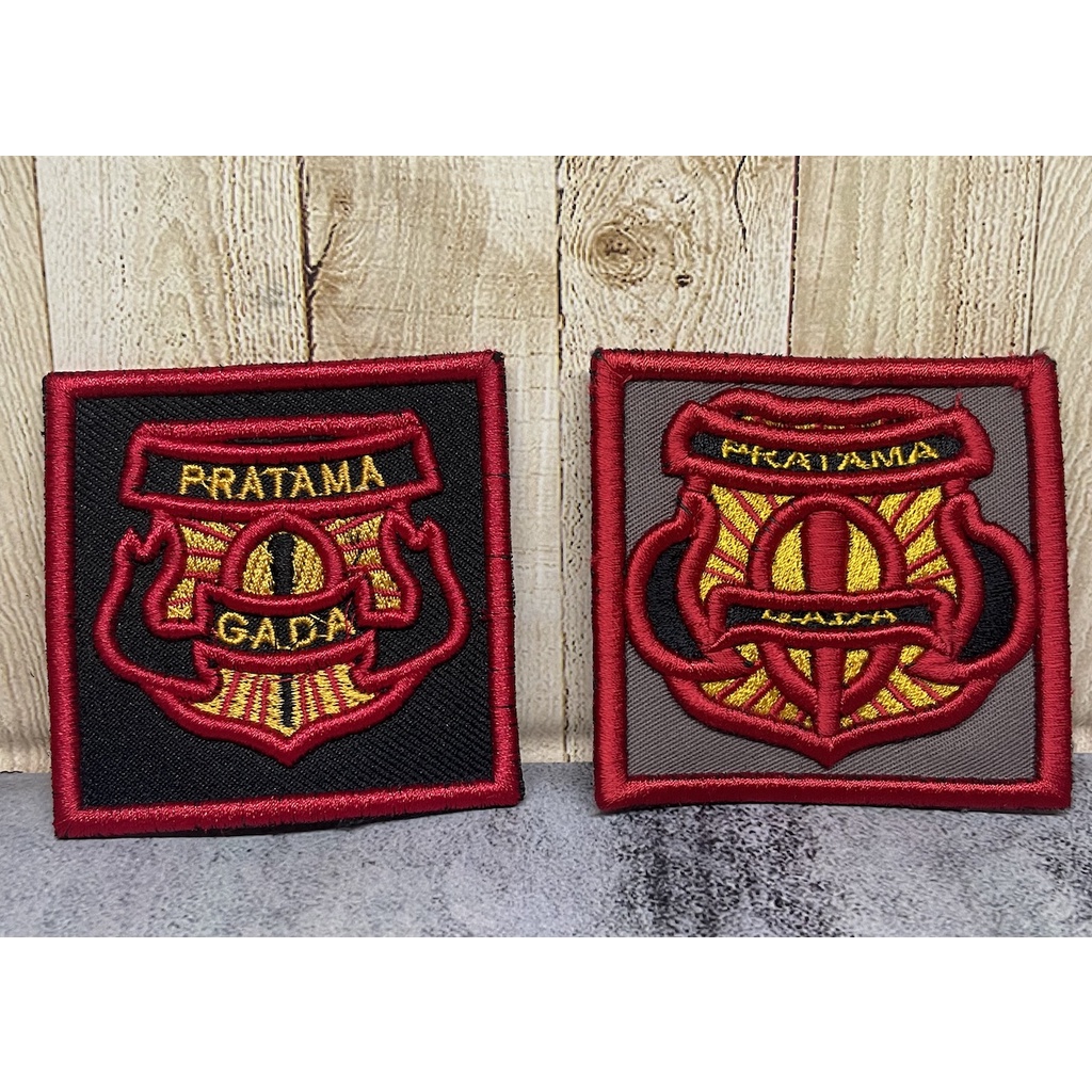 Badge Gada Pratama Timbul | Bordir Timbul Gada Pratama | Bordir Satpam