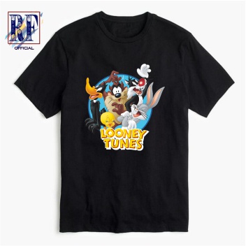 KAOS VINTAGE LOONEY TUNES | T-SHIRT CARTOON 90's WARNER BROS | BAJU PUTIH KARTUN OVERSIZE
