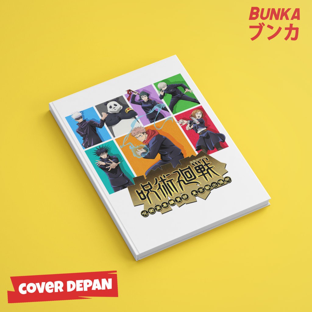 

Notebook Anime Jujutsu Kaisen Tokyo Hardcover A5 Buku Tulis Catatan Notes Agenda Planner Jurnal