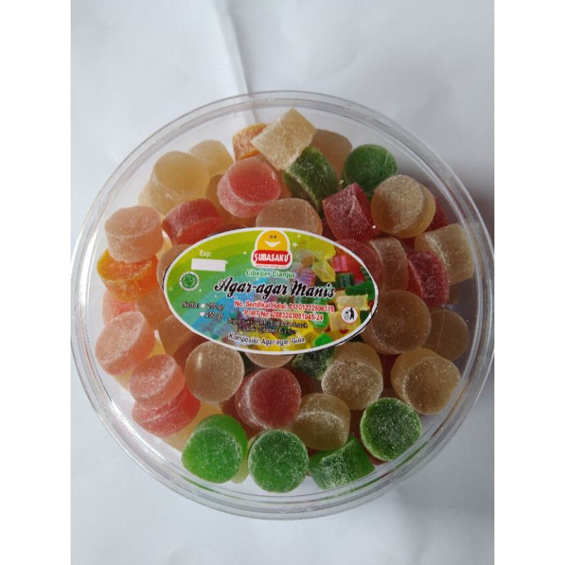 

AGAR AGAR MANIS 300GR - SUBASAKU SNACK