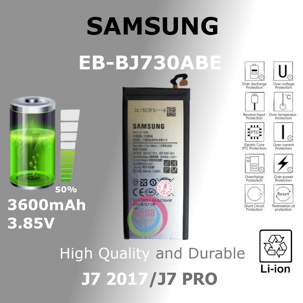 Batre Baterai Battery Original Samsung J7 Pro j7pro EB-BJ730ABE