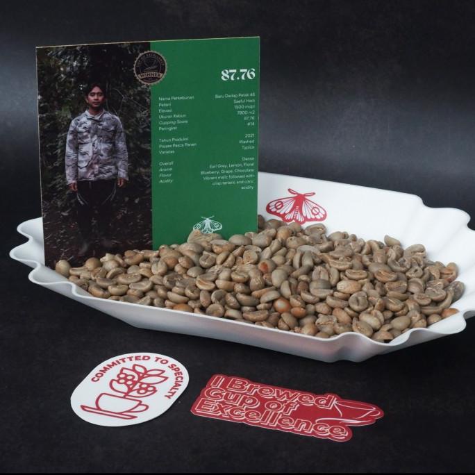 

Cup of Excellence Indonesia 14 - Saeful Hadi - Greenbean 1 KG