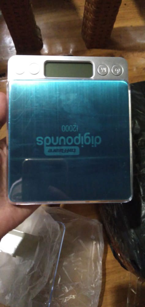 Taffware Digipounds Timbangan Dapur Mini Digital Scale 3000g 0.1g - I2000 - Silver