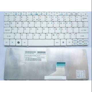 Keyboard Laptop Acer Aspire One Happy Happy 2 Happy N55 Putih