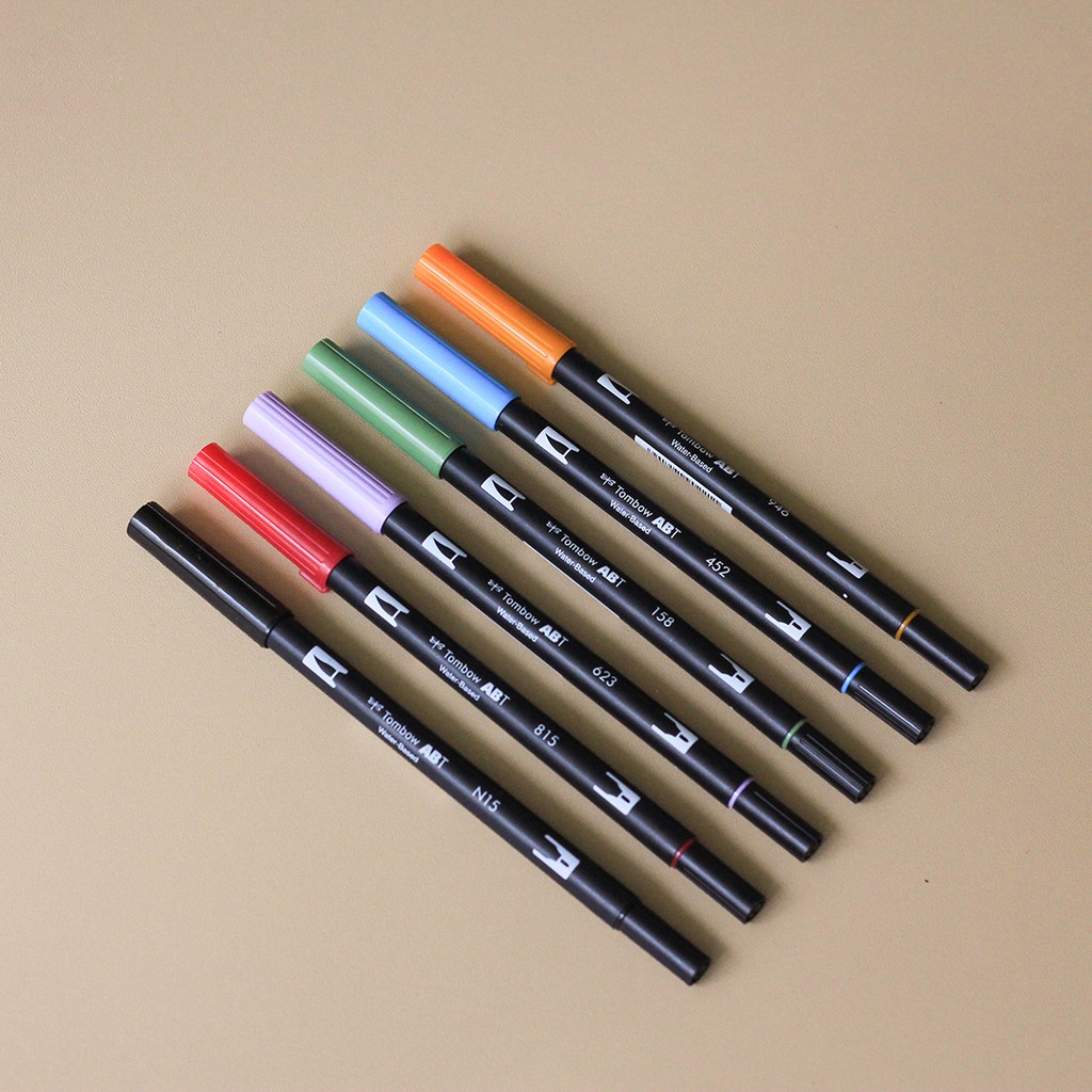 

Tombow Dual Brush Pen ABT Brush Calligraphy