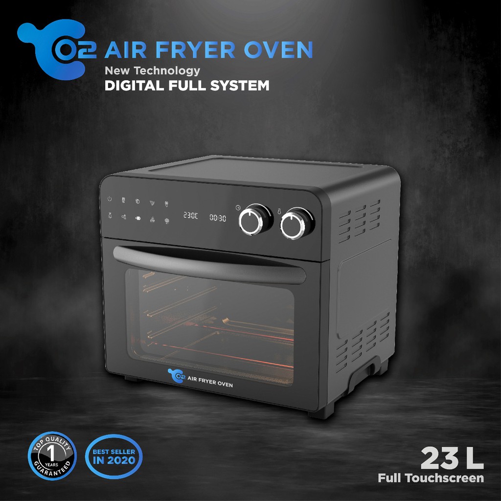 Oxynic O2-AFO Oven Air Fryer Dengan Kapasitas 23L Full Touchscreen