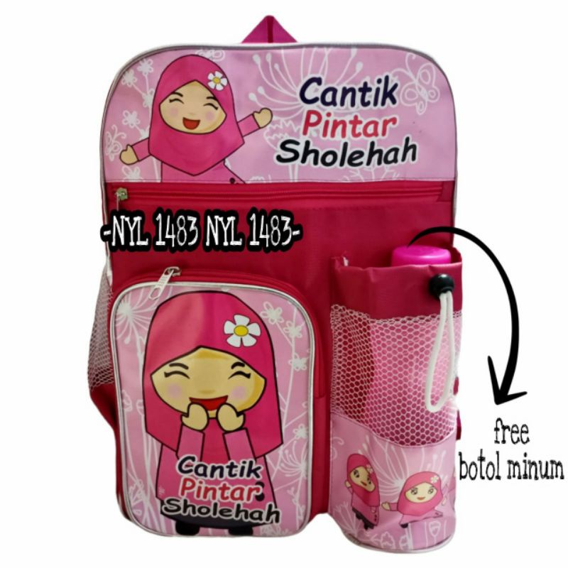 Bisa COD/Tas Ransel Anak Perempuan/TAS SEKOLAH TK-SD/Tas Ransel Free Botol Minum