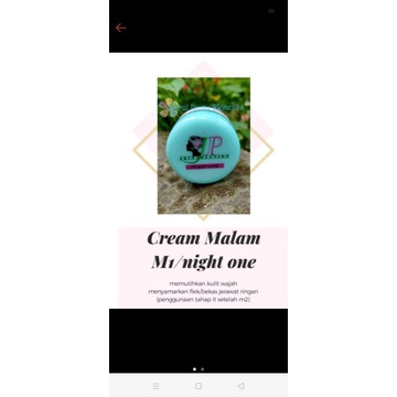 Night one/Cream m1 cocok banget untuk wajah susah putih dan kusam