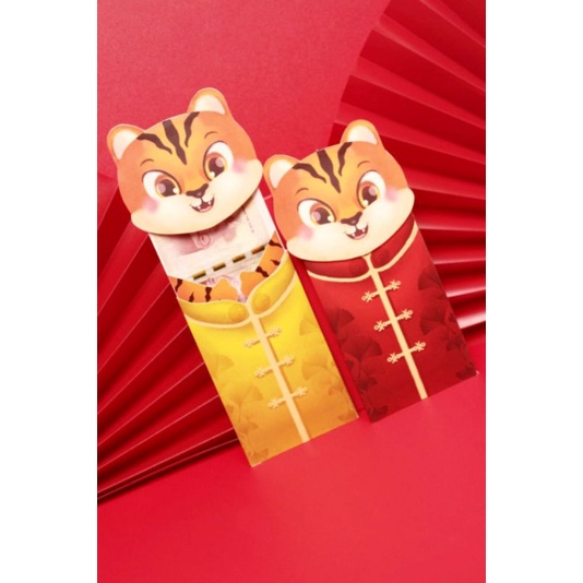 

Amplop angpao imlek 2022 premium custom karakter harimau macan murah