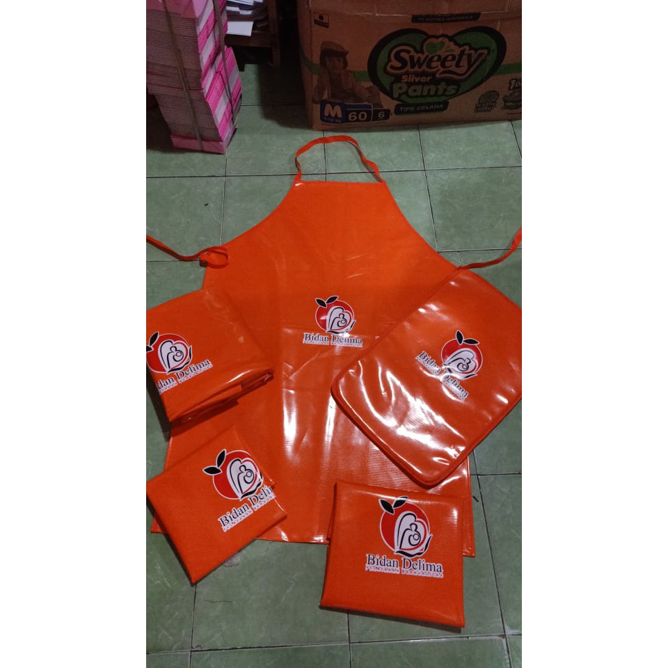 Set Perlak Logo Bidel ( gratis sablon nama / klinik)