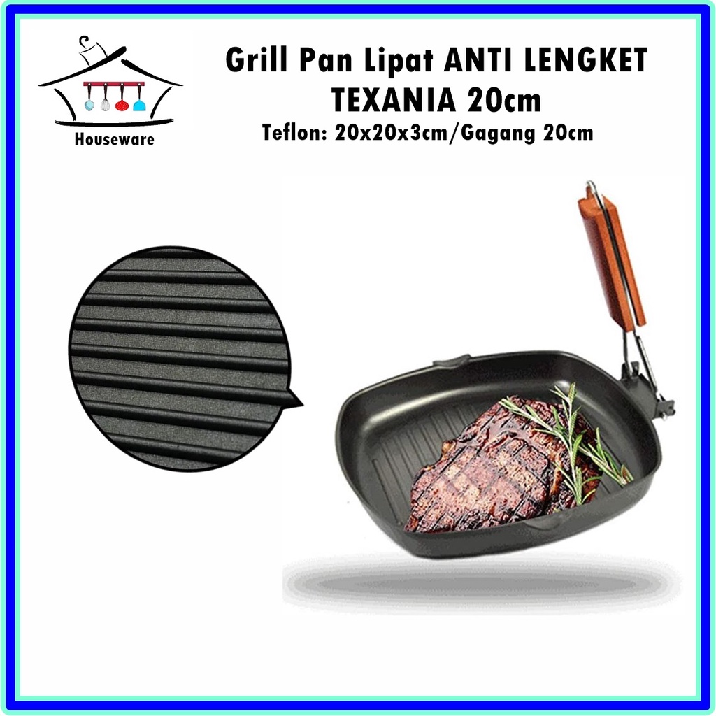 Grill Pan/Wajan Panggang Lipat