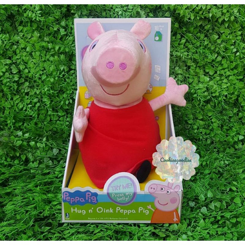 peppa pig hug n oink