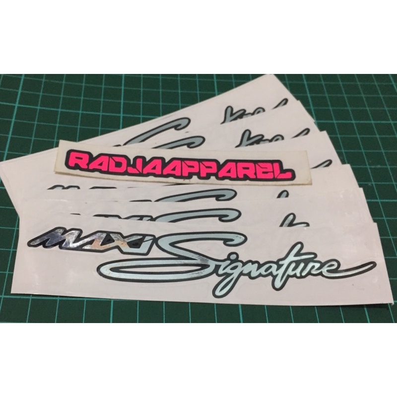 Sticker Stiker Cutting Maxi Signatur Nmax Aerox Xmax