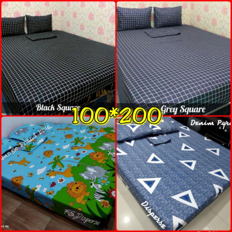 SPREI UKURAN 100x200x20