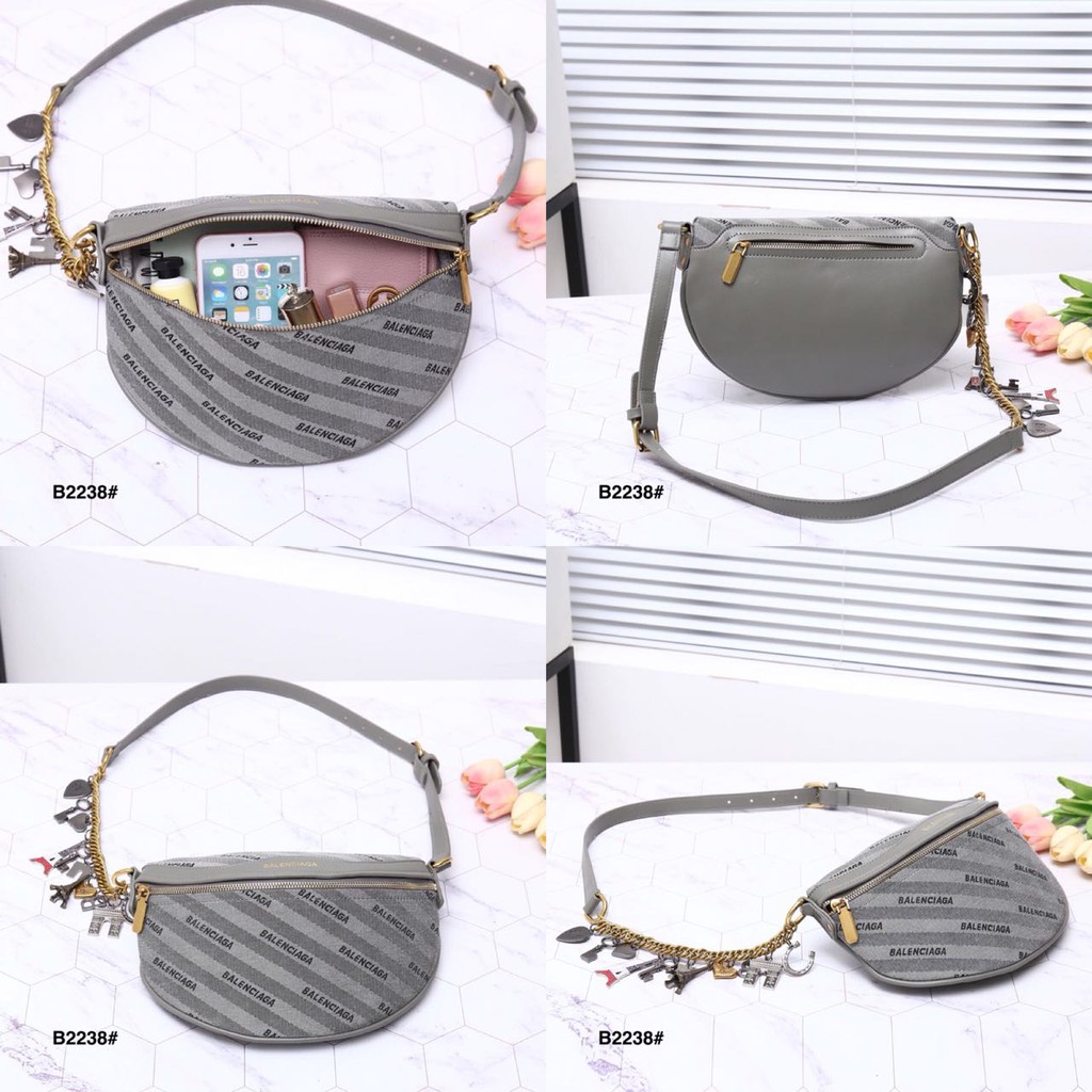 TAS WANITA-TAS IMPORT- Balenciaga Souvenir XS Belt Bag B2238