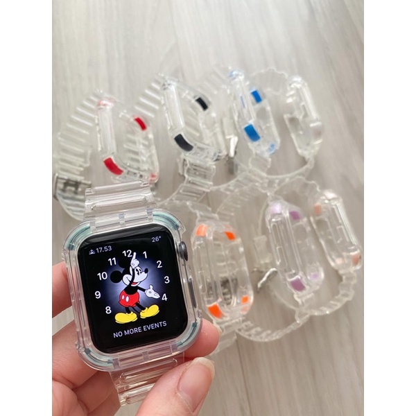 IWATCH STRAP GLACIER IMPACT SERIES 1 - 6 ! 8WARNA ! UKURAN 38mm 40mm 42mm 44m IWATCH SE SHOCKPROOF