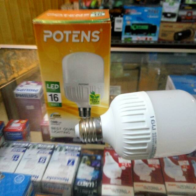 Lampu LED 16w 16watt potens dari visalux garansi 1th grosir murah 19w lampu jalan pju