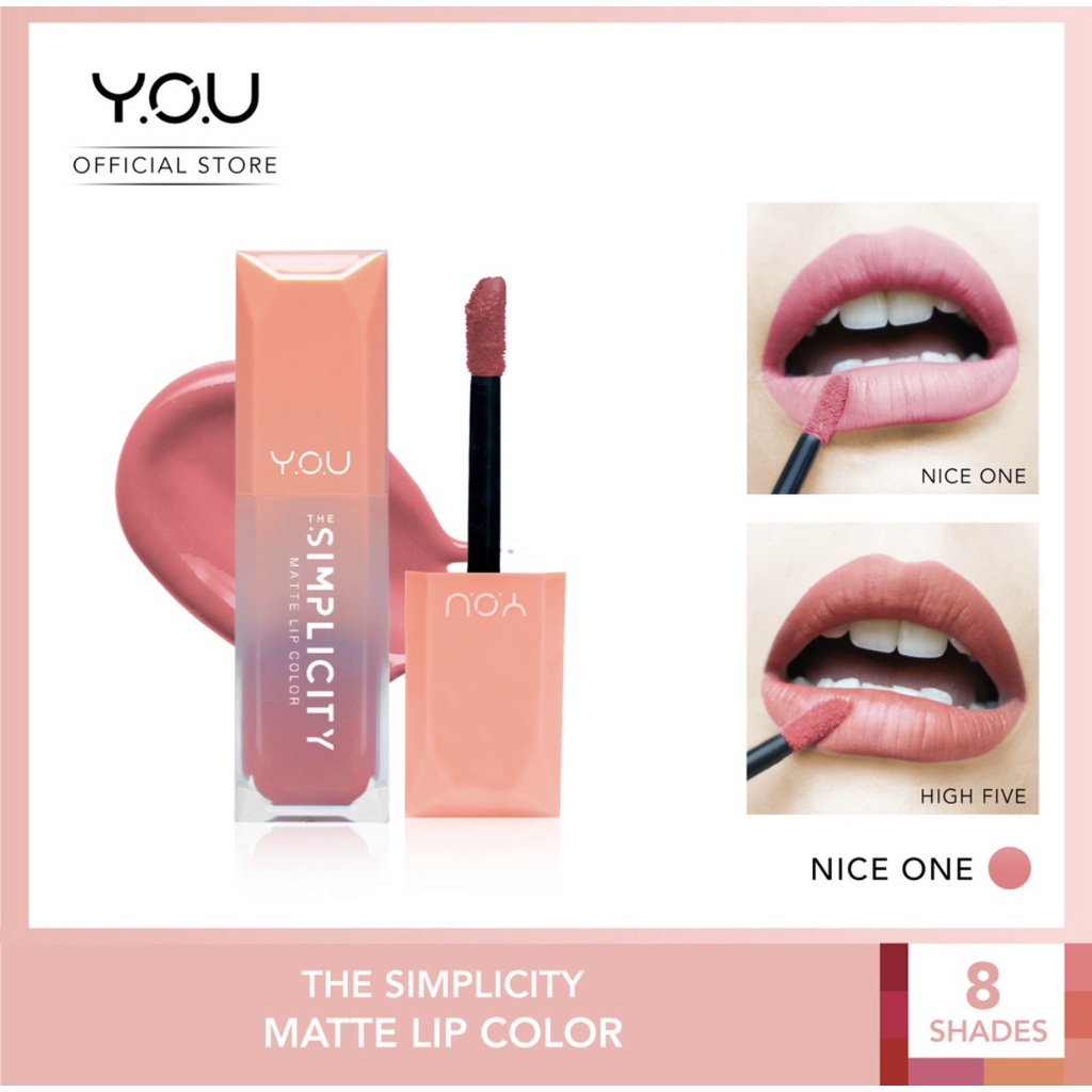 YOU Simplicity Matte Lip Cream | Transferproof &amp; Ringan