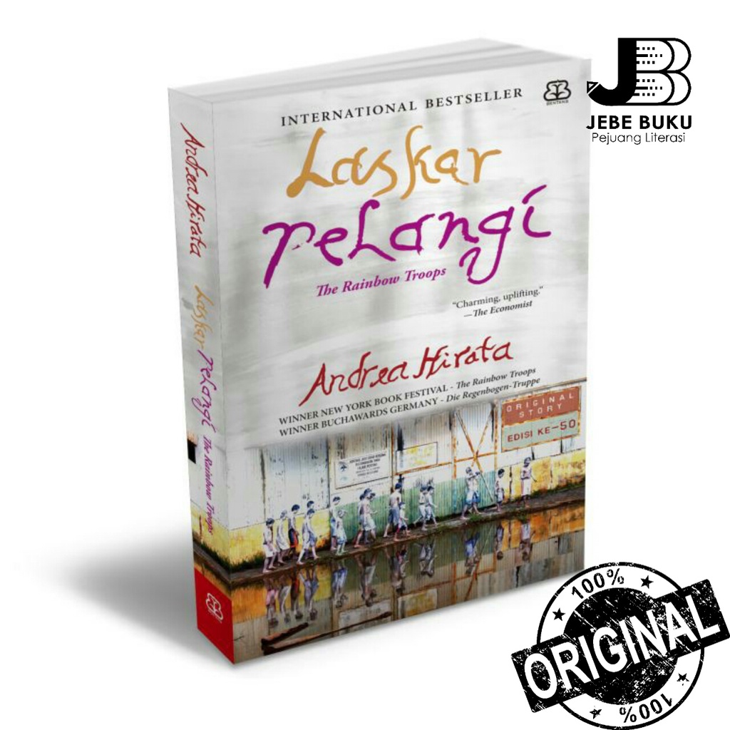 ORIGINAL Laskar Pelangi  Original Story - Andrea Hirata - BUKU NOVEL