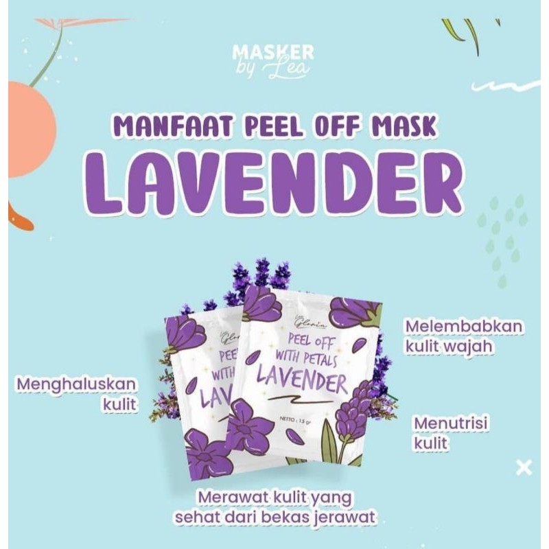 Masker Peel Off Lea Gloria with Petals