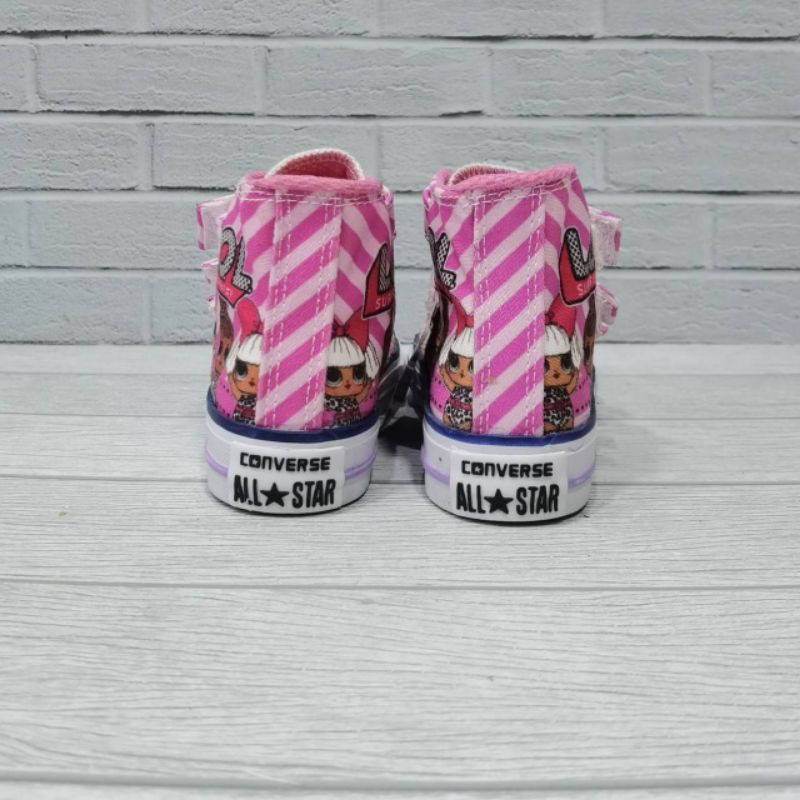 SEPATU ANAK KIDS CONVERSE ALL STAR MOTIF LOL SURPRISE