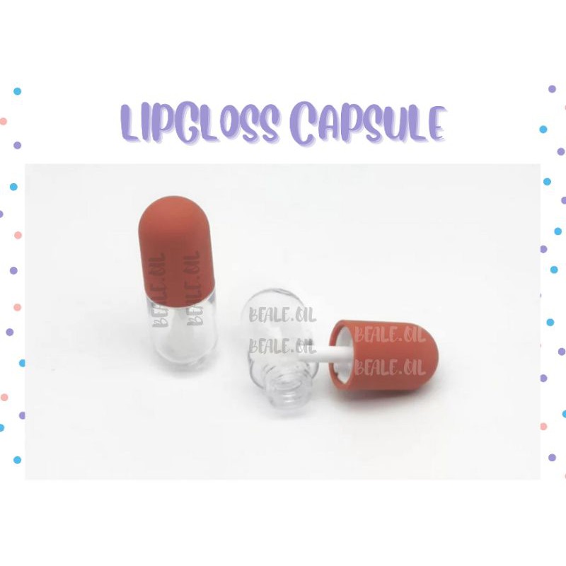 Lip Gloss Capsule 4.5ml - Botol lipgloss kapsul liptint lipbalm lip packaging capsul