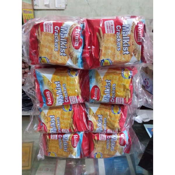 

Roma Malkist crackers merah sachet isi 10 - cocok banget buat teman ngeteh - malkist sachet