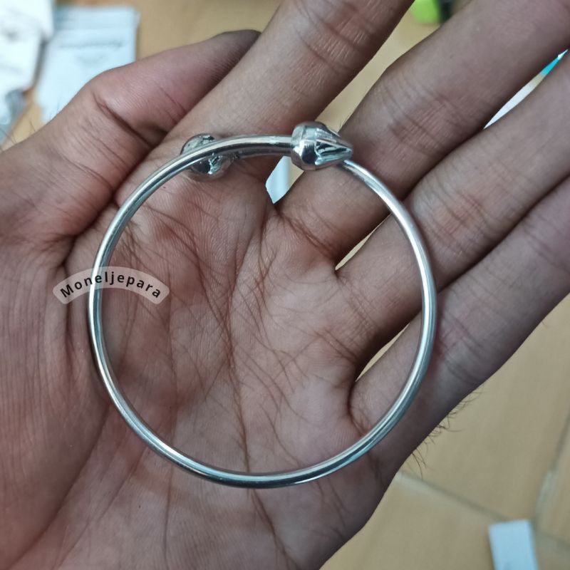 Monel Jepara | Gelang Couple Remaja / Dewasa Pentol Paku Anti Step Anti Karat