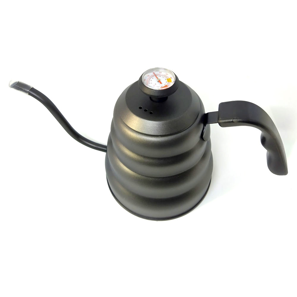 One Two Cups Coffee Maker Pot Drip Kettle Teko Barista Kopi 1.2 L Thermostat - KE4012 HITAM