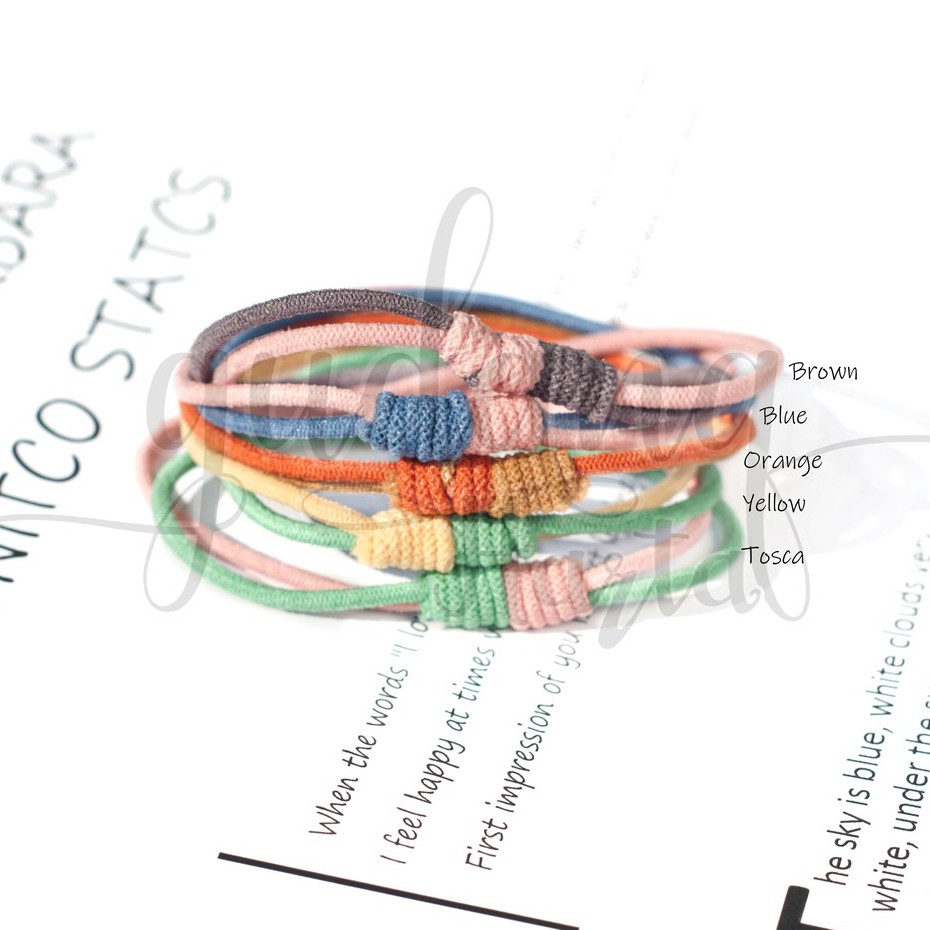 Ikat Rambut Lilit 2 Warna Lucu Hairbands GH 200006