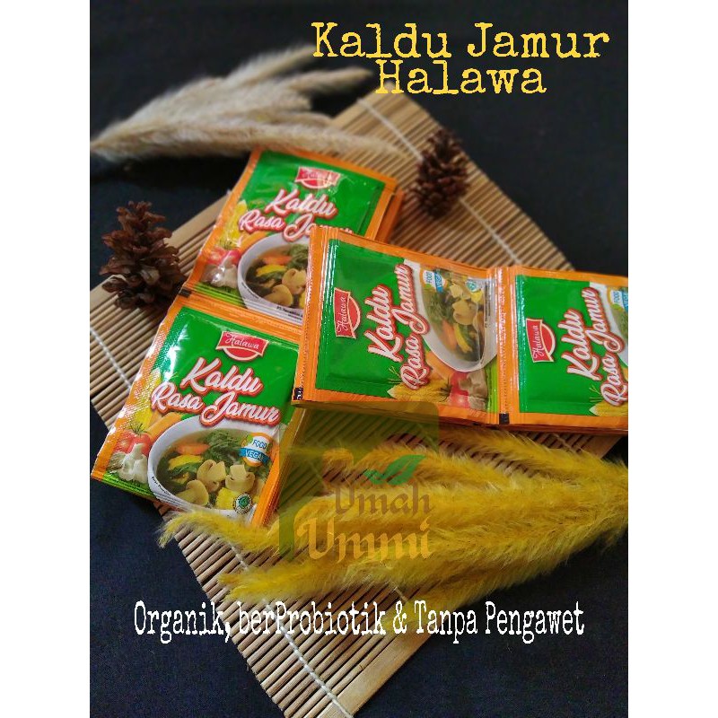 

HALAWA/Halawa Jamur/Kaldu Jamur/Halawa Probiotik/Penyedap Rasa/Penyedap Organik (renteng)