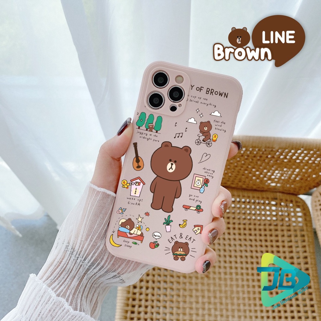 CASE CASING SOFTCASE SILIKON MACARON PELINDUNG KAMERA BEAR OPPO VIVO SAMSUNG XIAOMI REALME IPHONE ALL TYPE JB5313