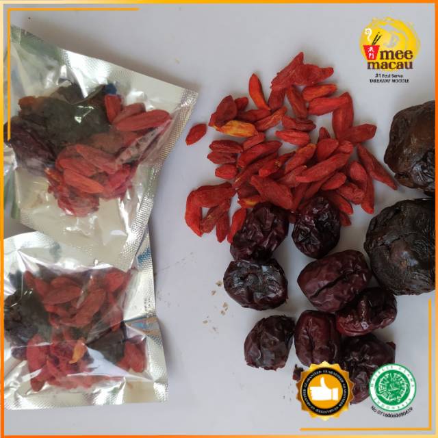 Teh Angco Sachet | Red Dates Beauty Tea Hong Zao Kurma Chinese | 11 Gram