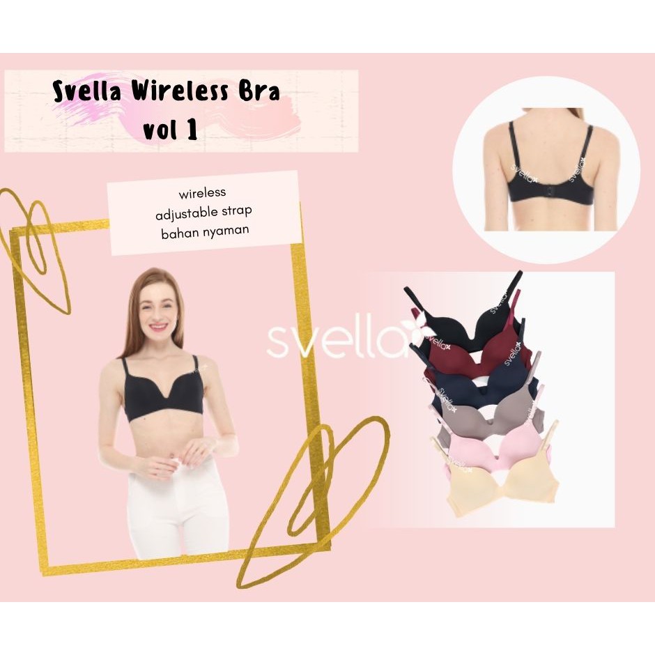 WIRELESS BRA - BRA TANPA KAWAT - BH TANPA KAWAT