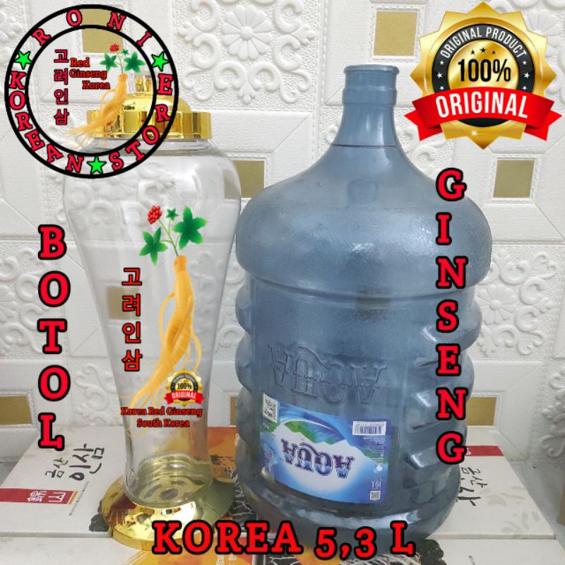 Botol Ginseng Korea Jumbo 5,3 L