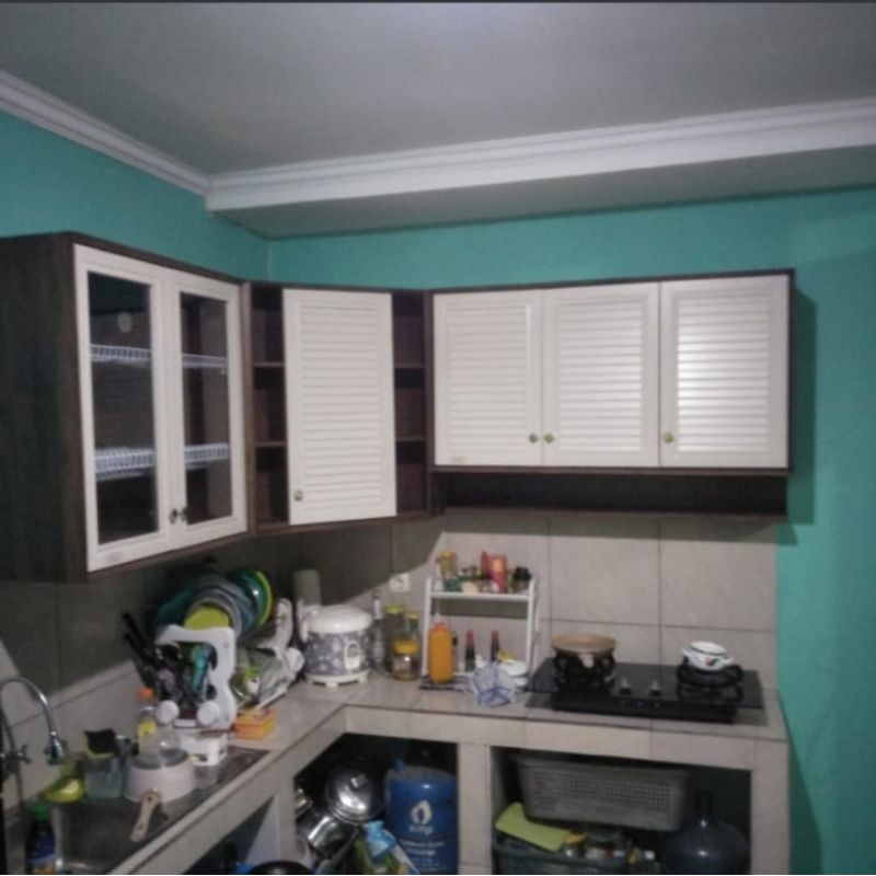 RAK DAPUR KITCHEN SET L 6 PINTU VIRAL  SERIES MINIMALIS