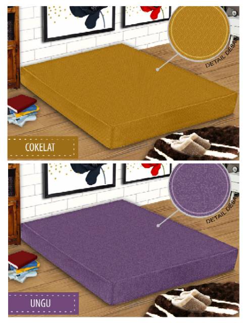 Cover/Sarung Sofa bed sofabed Inoac Motif  Polos Tebal 20cm]