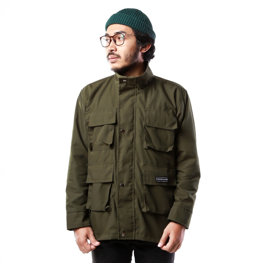 Kemeja Semi Parka Pria Original Bandung / Jaket Semi Parka Pria