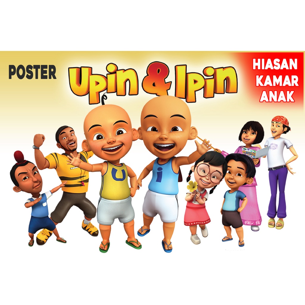 Jual Upin Ipin Poster Full Warna A3+ HD Murah & Bagus | Shopee Indonesia