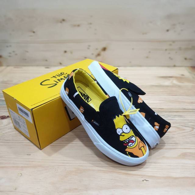 VANS SLIP ON X SIMPSON BART AND LISA