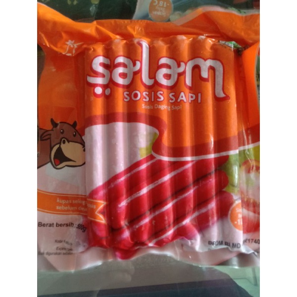 

Sosis Salam sapi 500G Frozenfood