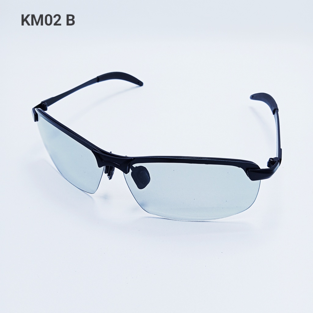 [WS] Kacamata Pria dan Wanita Casual Lensa Bening, Fotosensit Polarized,KM01,KM02,KM03