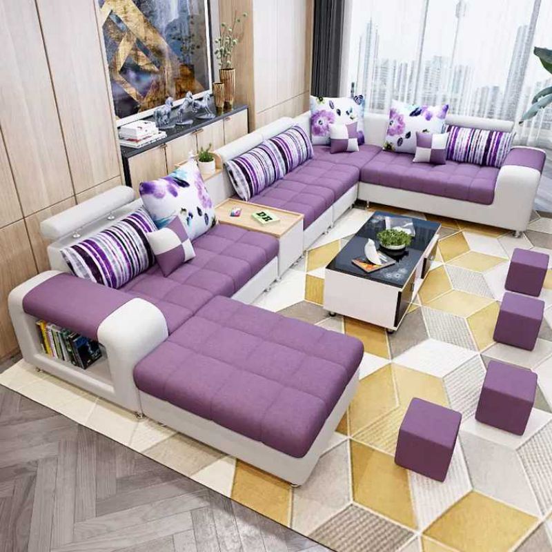 Sofa keluarga Letter U minimalis Sofa Kursi Tamu kualitas premium