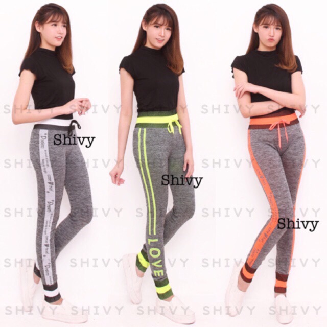 BARU!! LEGGING OLAHRAGA MISTY KOMBINASI TALI WANITA REMAJA IMPORT GROSIR ECER GYM YOGA ZUMBA