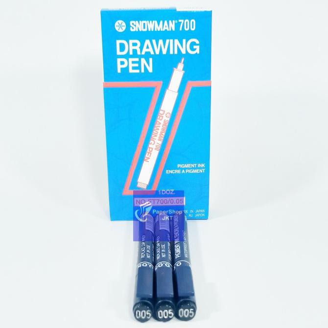 

Promo Awal tahun Drawing Pen Snowman 700 Hitam 0.05 ATK Cuci Gudang Awal Tahun