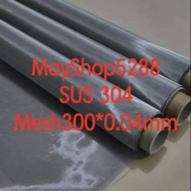 Stainless Steel 304 Wire Mesh 300x0.04mm Perroll