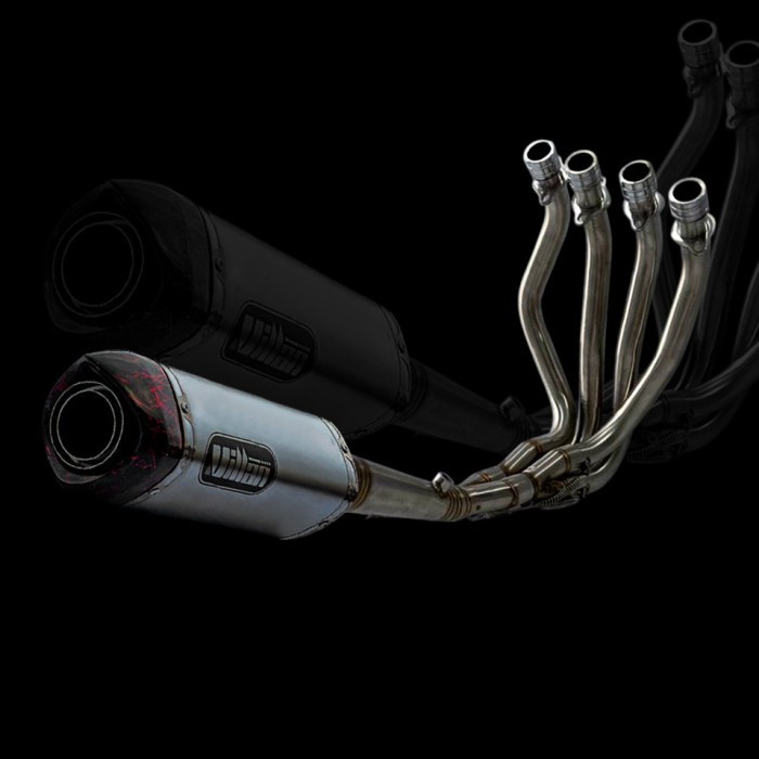 KNALPOT VILLAN TYPE SV1 SILVER FULL SYSTEM NINJA ZX25r ZX250 BARANG 1005 ORIGINAL