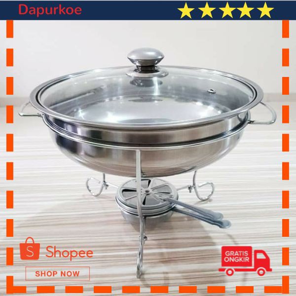 Grosir SOUP WARMER / ROUND WARMER STOVE WADAH SAJI MANGKOK SUP PRASMANAN Elegan