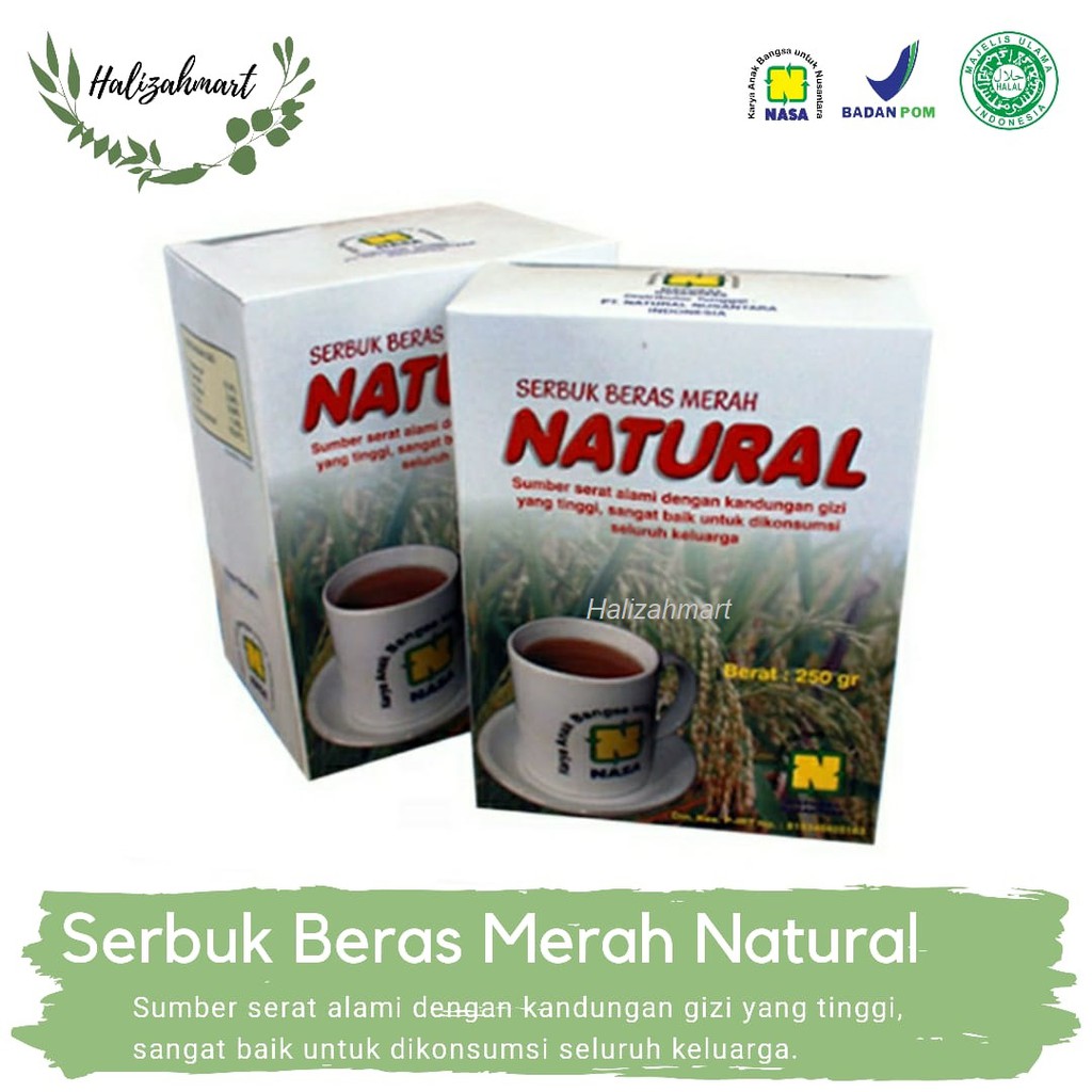 

[COD] Natural Serbuk Beras Merah Original Asli NASA