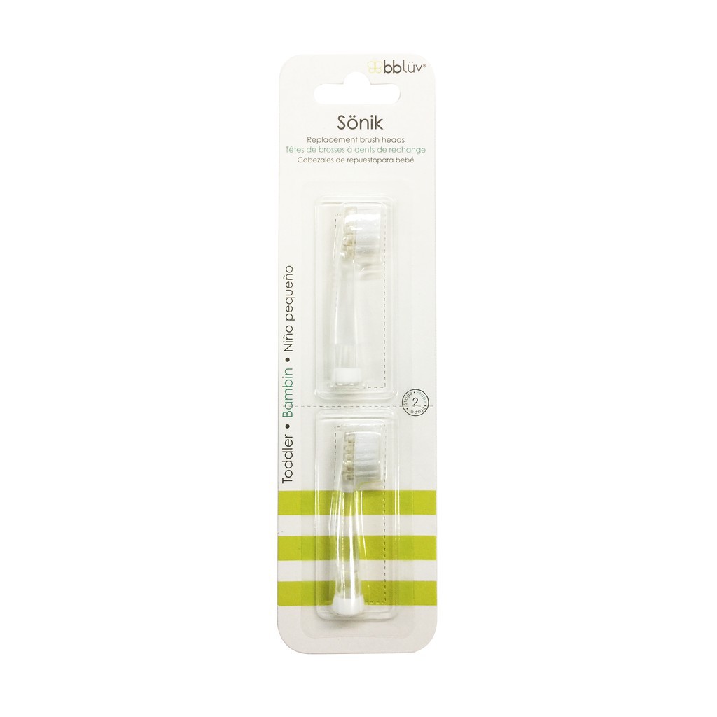 bbluv Sonik 2 Replacement Brush Heads 2pk Toddler 18m+